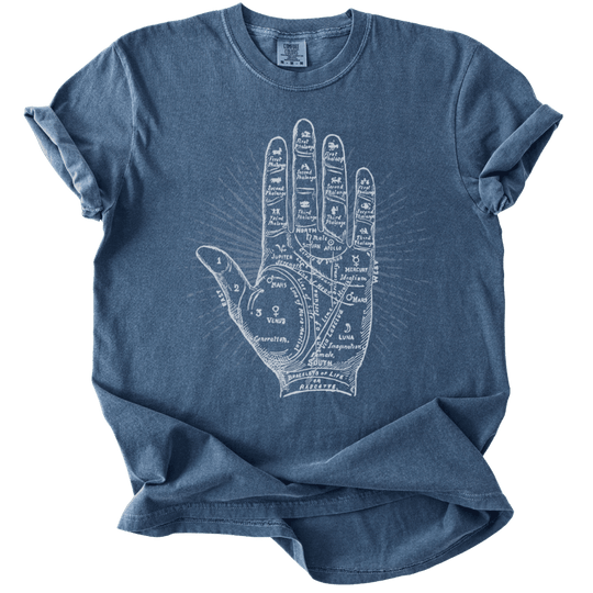 Vintage Palmistry of Life Tee - The Rogue Petal Co. - T-Shirt