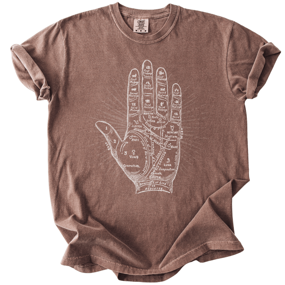 Vintage Palmistry of Life Tee - The Rogue Petal Co. - T-Shirt