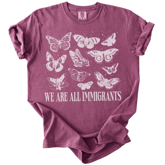 We Are All Immigrants Tee - The Rogue Petal Co. - T-Shirt