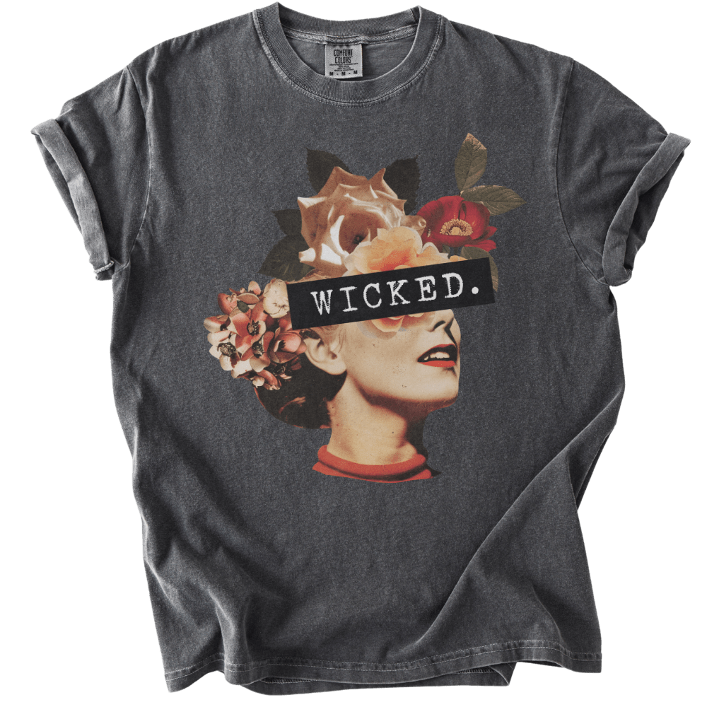 Wicked Collage Tee - The Rogue Petal Co. - T-Shirt