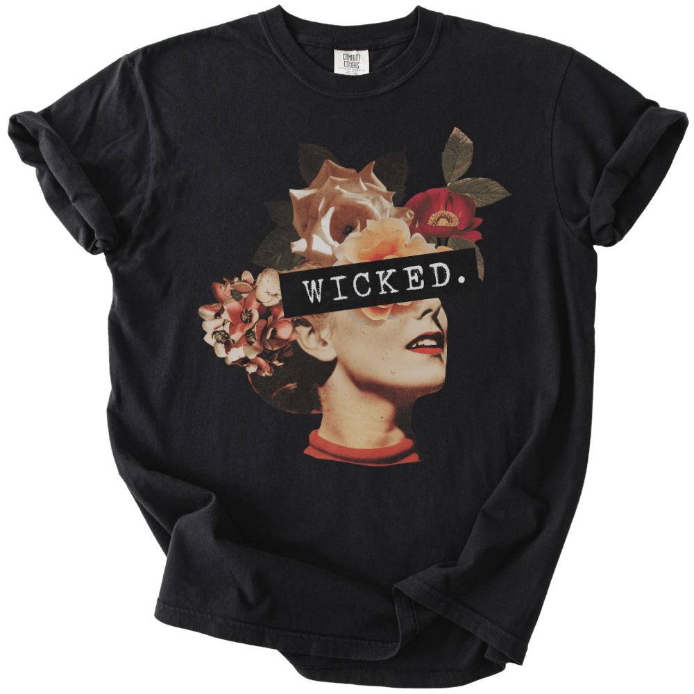 Wicked Collage Tee - The Rogue Petal Co. - T-Shirt