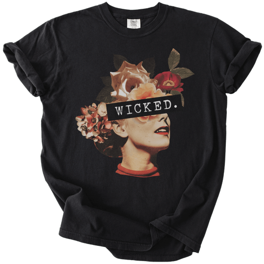 Wicked Collage Tee - The Rogue Petal Co. - T-Shirt