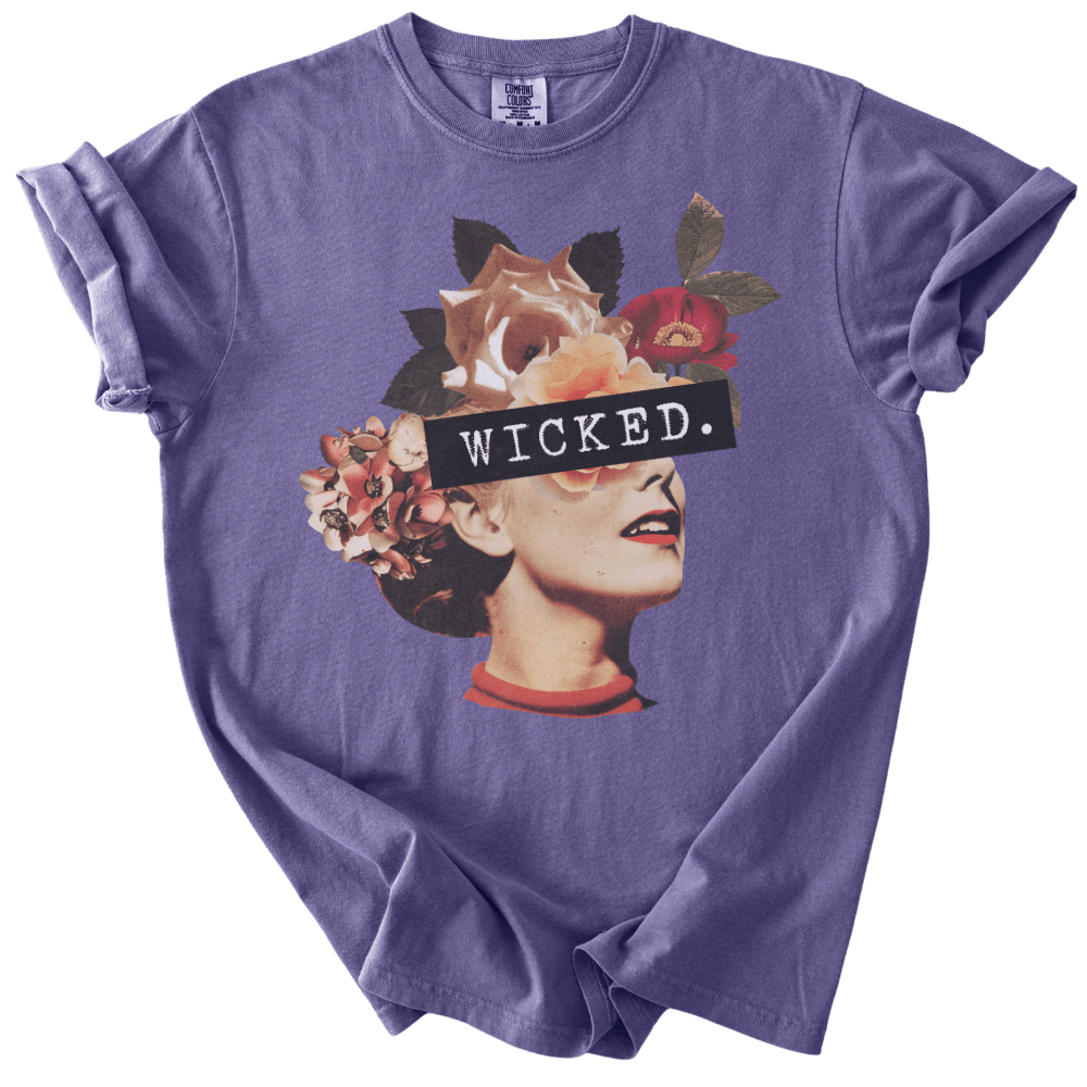 Wicked Collage Tee - The Rogue Petal Co. - T-Shirt