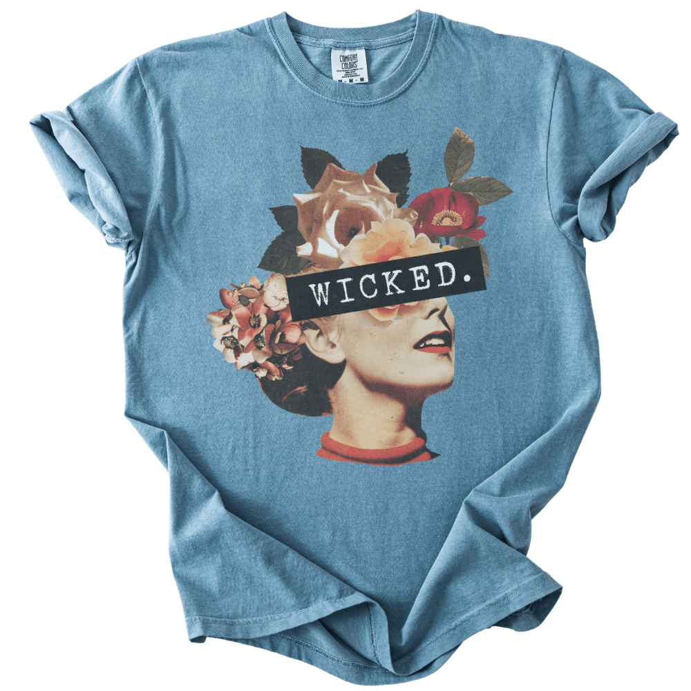 Wicked Collage Tee - The Rogue Petal Co. - T-Shirt