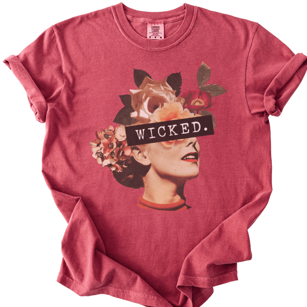 Wicked Collage Tee - The Rogue Petal Co. - T-Shirt
