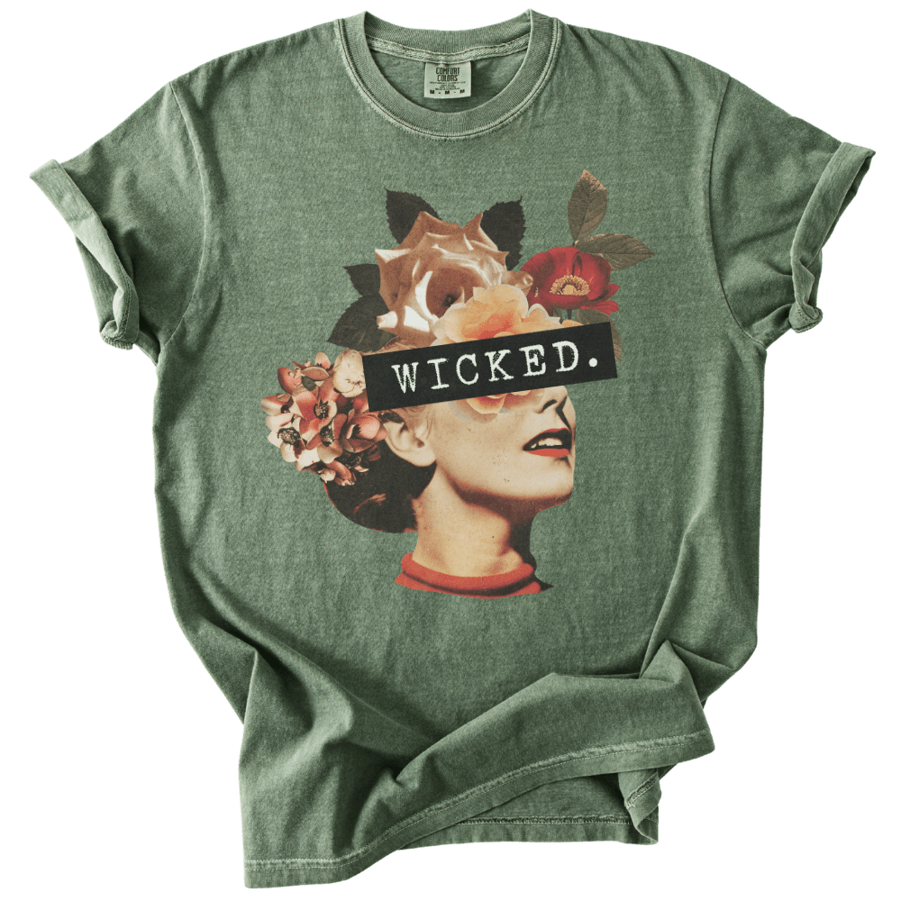 Wicked Collage Tee - The Rogue Petal Co. - T-Shirt