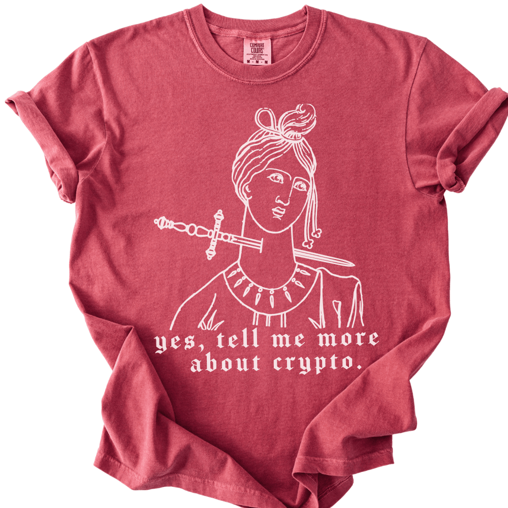 Yes Tell Me More About Crypto Tee - The Rogue Petal Co. -